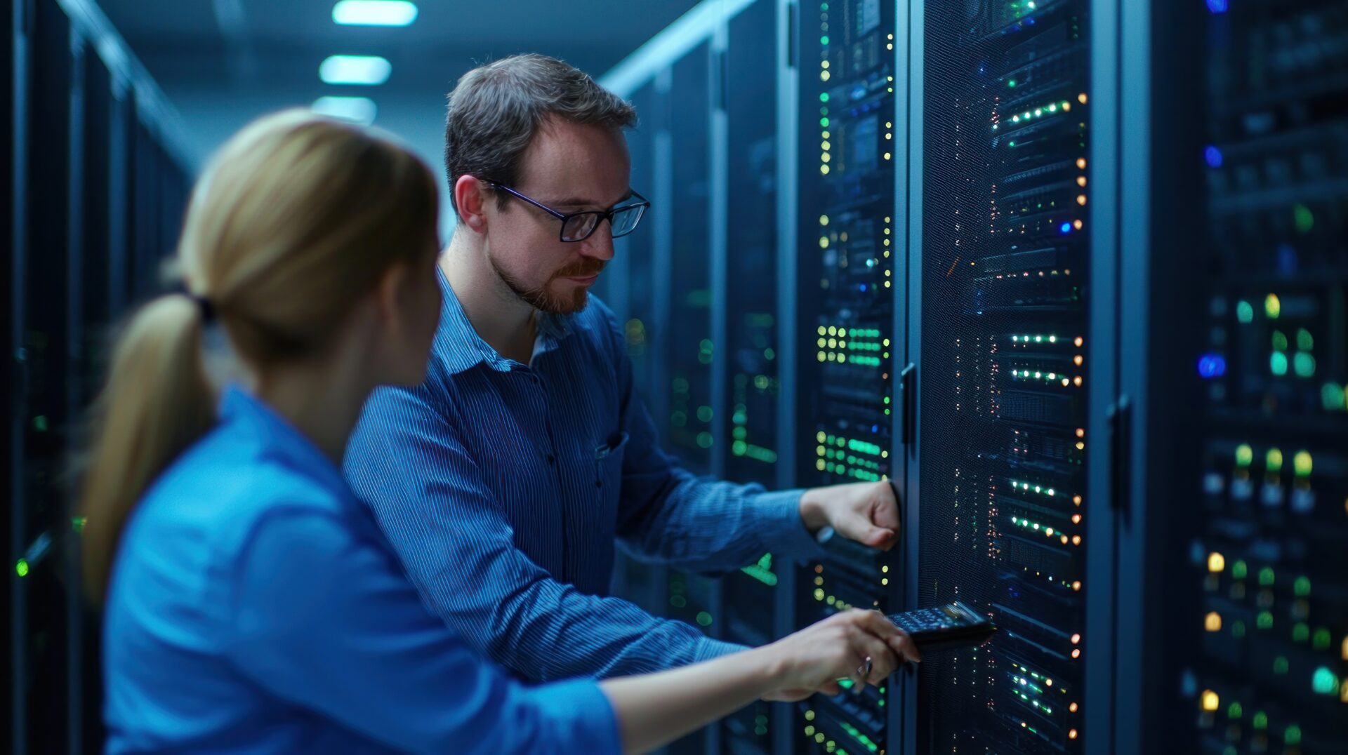 It support specialist assisting user with gigapixelhqscale in data center information technology environment
